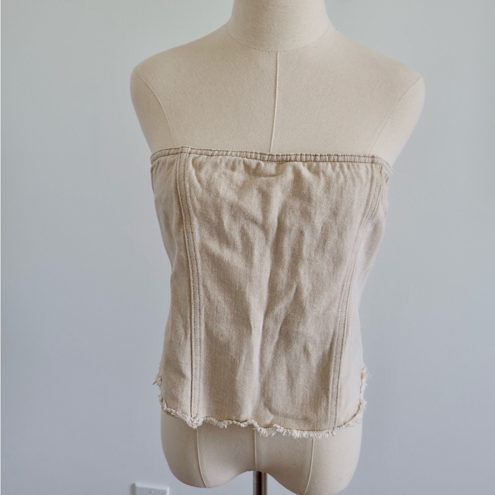 Superdown Revolve Domonique Strapless Denim Top I… - image 5